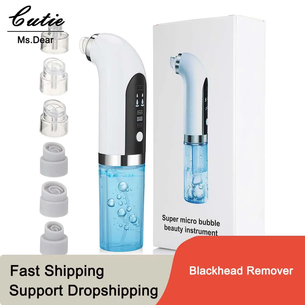 

Blackhead Remover Pore Vacuum Cleaner Electric Micro Small Bubble Face Cleasing Machine USB Rechargeable Beauty Device Skin Care