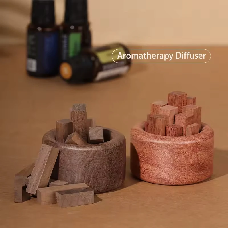 1pcs Difuser Wood Scent No Essential Oil Diffuser Home Decoration Fresh Air Present To Friend Dorm Room Essentials - view 6