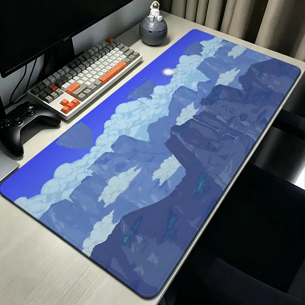game Terraria Mouse Pad MousePad Stitched Edge Gaming Anti‑Slip Rubber Base Waterproof Desk Mat For Office Laptop PC