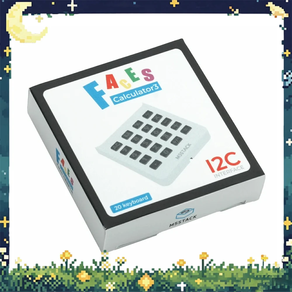 M5Stack Faces Calculator Panel V3.0 I2C 20-Key Keypad Input Expansion Module for Faces Bottom DIY Development