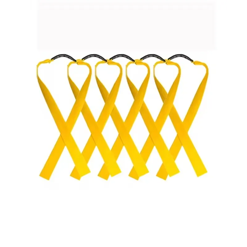 5/10 Pcs Thickness 0.75mm/0.03inch, Bag Color And Design Random, Regular Thickness Slingshot Latex Flat Rubber Band Shooting