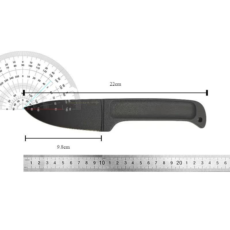 36MG- Integrated fixed blade outdoor camping mountaineering hunting knife Self-defense emergency rescue tool Sharp fruit knife