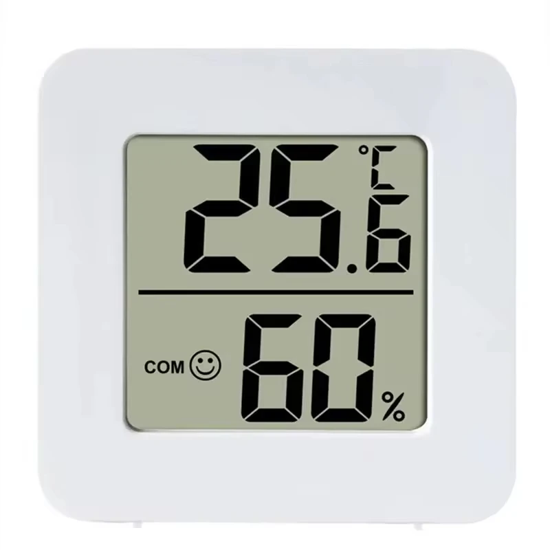 Mini Termômetro Interno com Lcd Digital Higrômetro de Sala Sensor de Medidor