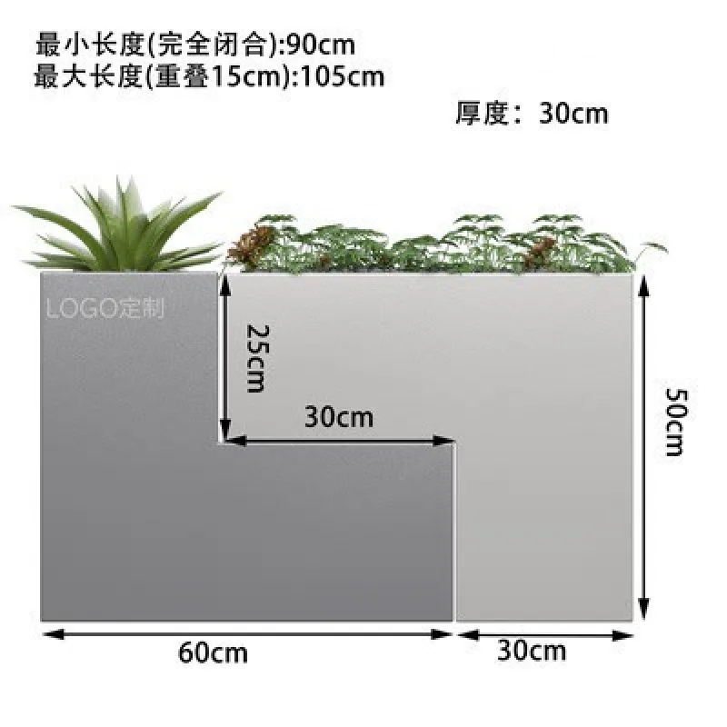 Hotel restaurant, auditorium, sales department, commercial street, municipal flower slot, wrought iron flower pot, flower bed