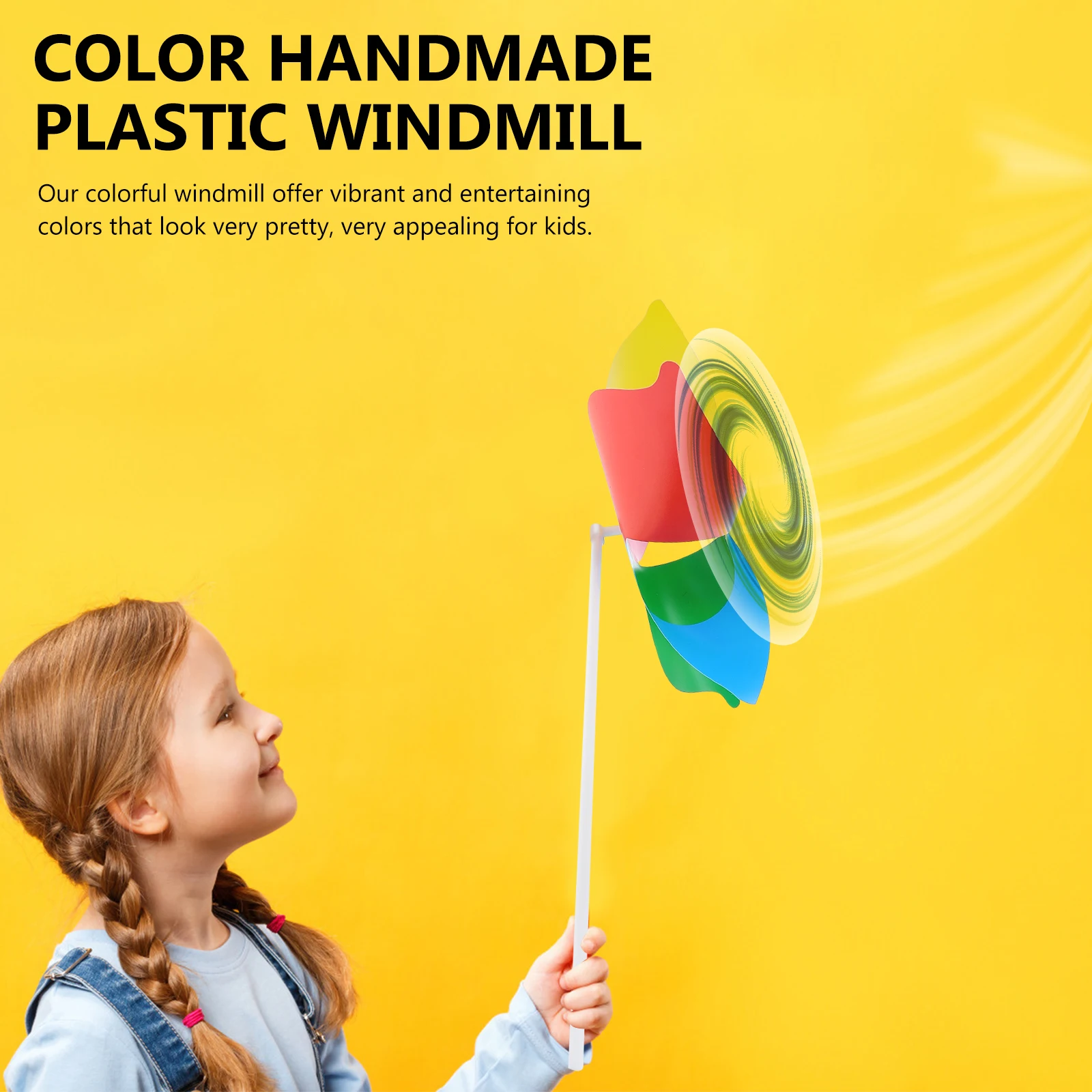 

25pcs Colorful Windmill Kids Children Windmill Garden Party Decoration Lawn Yard Outdoor Whirligig Decor