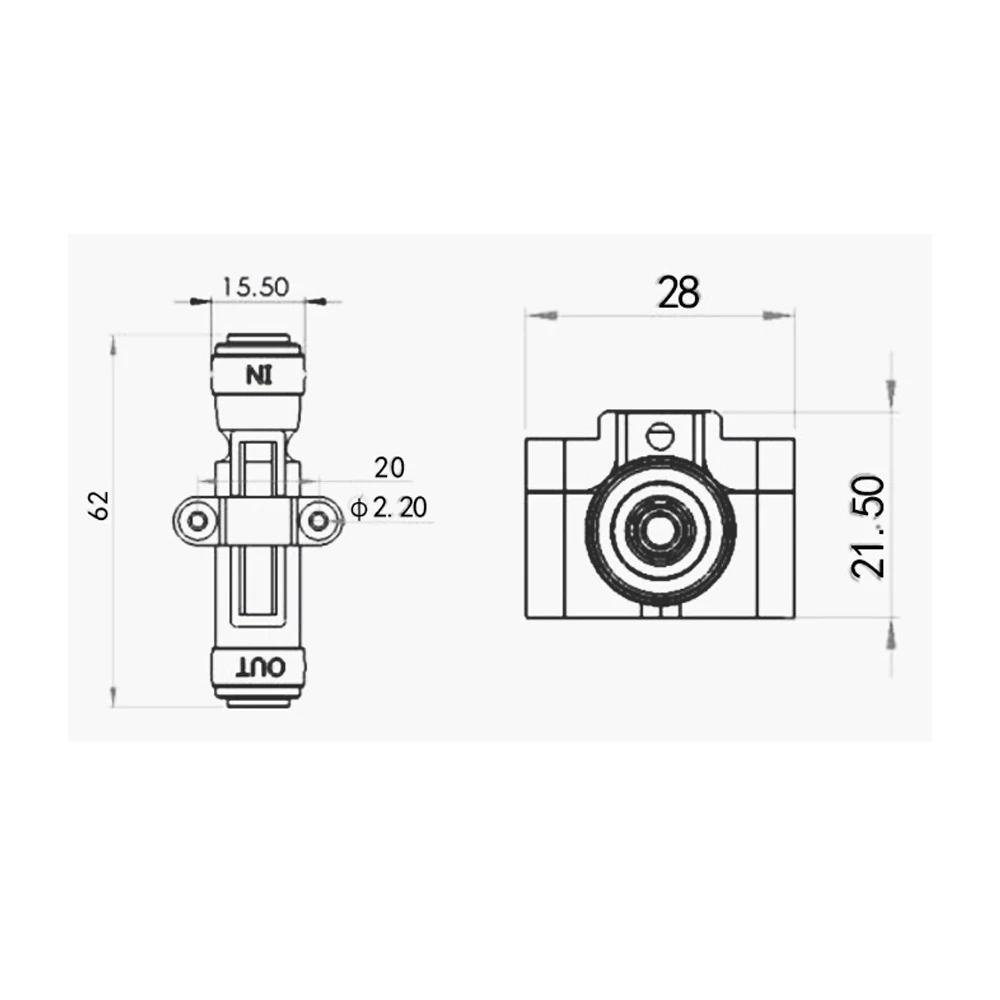 

1/4" Water Flow Switch Low-flow Startup Normally Open Plastic Water Flow Switch Flow Control Sensor for Water Purifier Dispenser