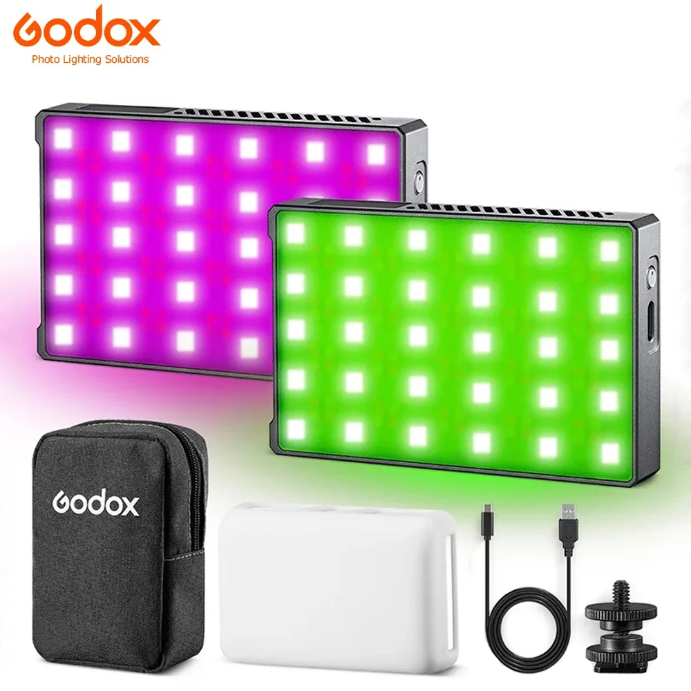 

Godox C5R Knowled RGB креативный женский 2500-8500K 5 Вт Портативный карманный мини RGB видео Освещение для цифровой зеркальной камеры