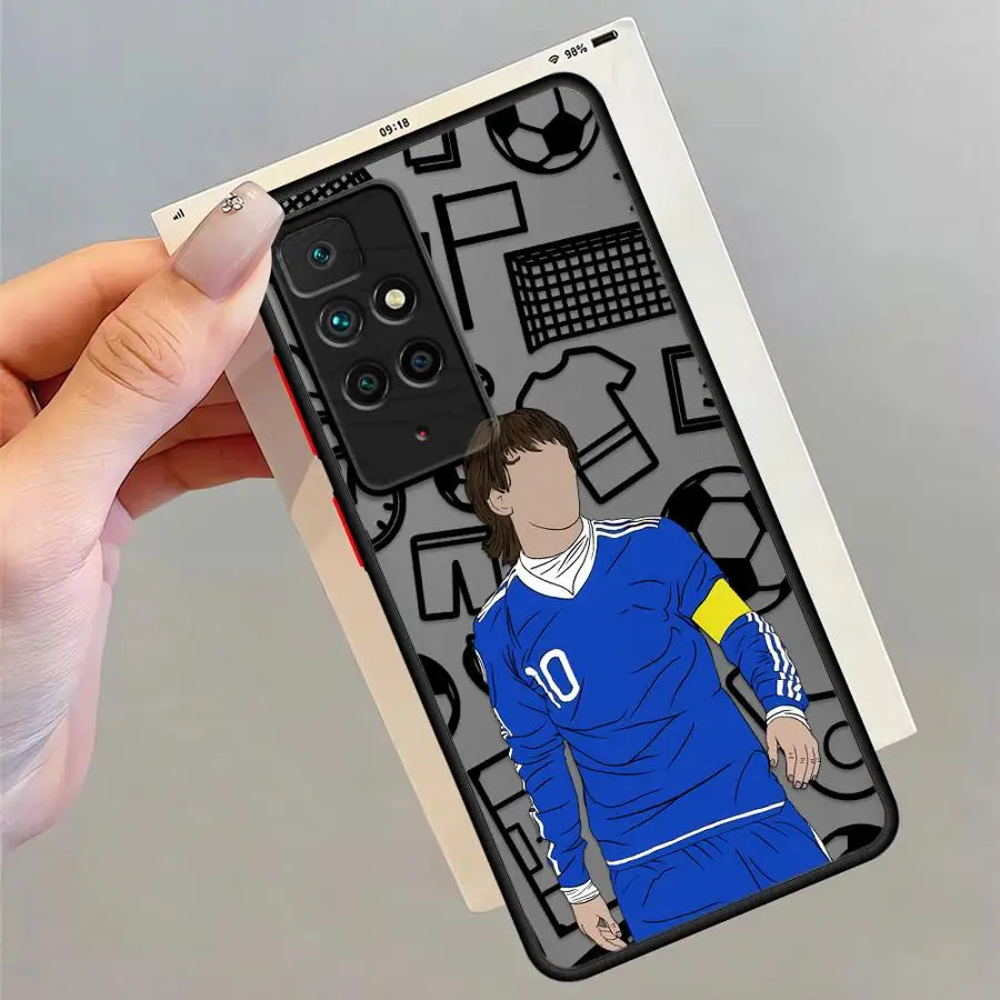 Чехол с рисунком спортивной футбольной суперзвезды для Xiaomi Redmi 9 14C K40 Pro 13C 10 A1 A2 Plus 12C A4, задняя крышка для телефона
