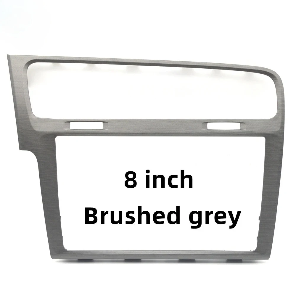 Brushed gray MIB Screen Bezel For VW Golf 7.5 Golf 7 MK7 8 inch/9.2 inch Piano Black MIB Frame Radio Panel Decorative Frame