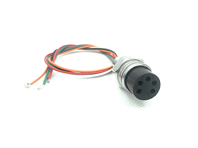 MCIL5M 5 Pins male Waterproof Marine Pluggable Cable Connector Electric Socket Connectors for ROV Underwater Camera