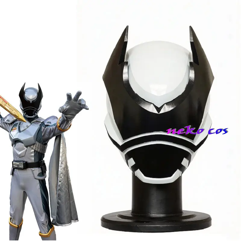 nekocos Ohsama Sentai King-Ohger Ohkuwagata Ohger Silver  Ranger Helmet  Mask Resin Cosplay costume Custom size