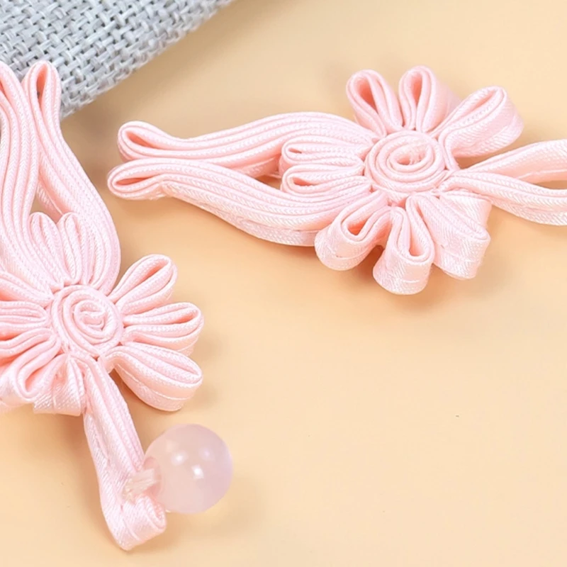 Handmade Sewing Fasteners Chinese Closures Bowknot Cheongsam Buckle Button Decors