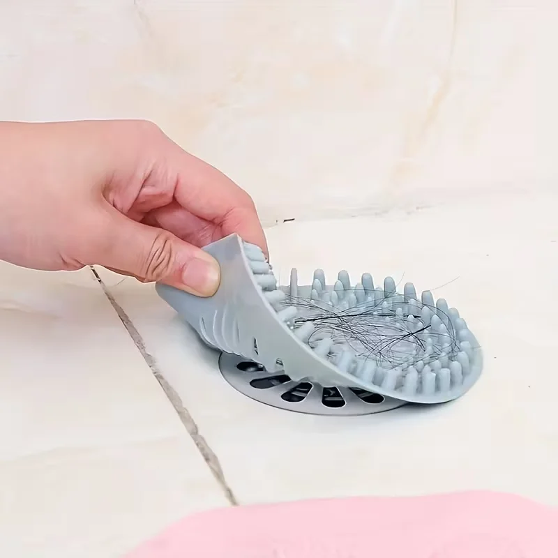 2-Pack Hair Catcher Drain Strainer, Multi-Slot Design, Prevents Clogs, Easy Install for Sink & Shower