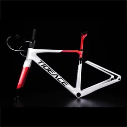 Ultralight Carbon Fiber Road Bike Frame Super Light Racing Bicycle Frameset Accept Custom Painting 700C