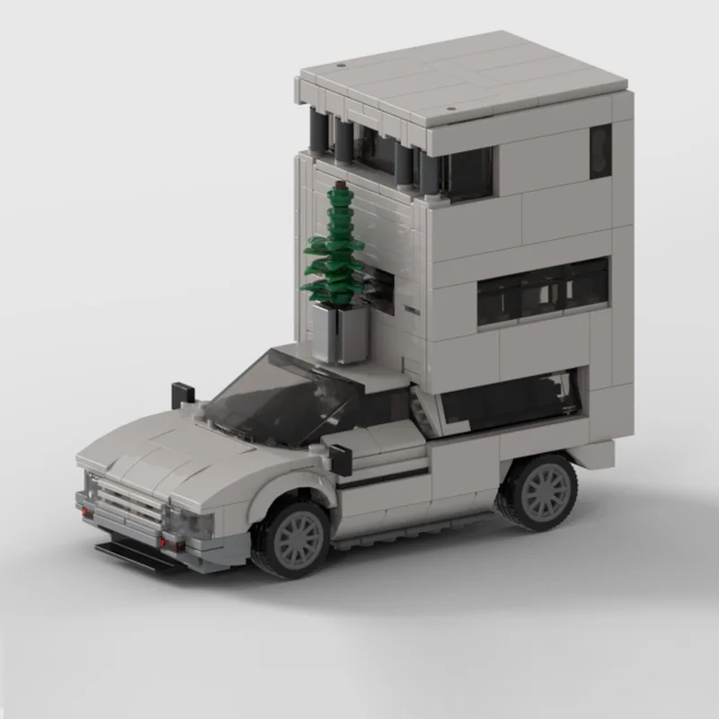 Modelo de carro de corrida de velocidade moc tijolos de construção modificado camper van tecnologia modular crianças presentes do feriado montar brinquedos terno