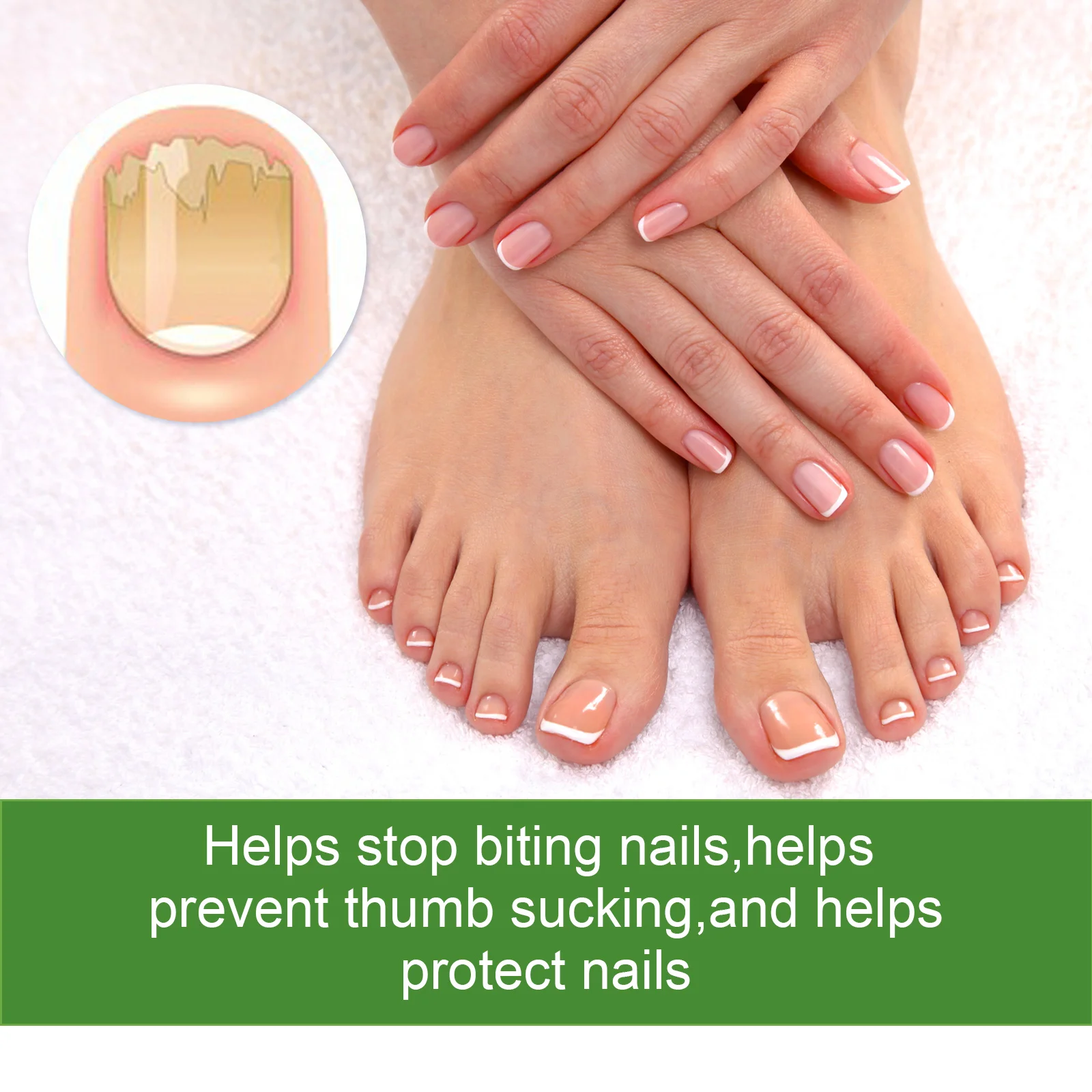Nail Fungus Infection Inhibiting Care Roller Daily Cleaning Softening Nail Correcting Distorted Nails Hand Foot Nail Brightening