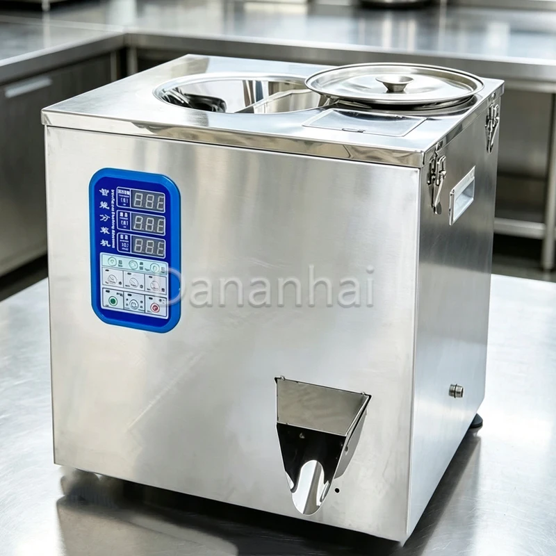 Dry Granule Filler, Powder Filling Unit, Practical Spiral Dispensing Machine For Salt, Pepper And Various Seasonings