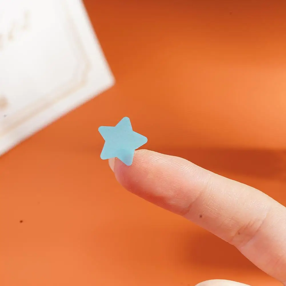 40pcs Colorful PE Pimple Patches Cute Star Shaped Pimple Cover Sticker Invisible Pimple Cover Removal Pimple Patch