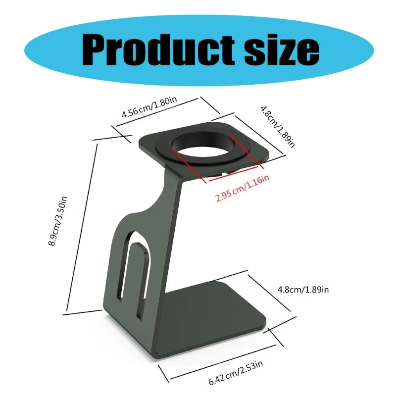 Versatile Watch Stand Metal Build Fashionable Charging Solution Unisex Smartwatch Holder for  LTE Smartwatches