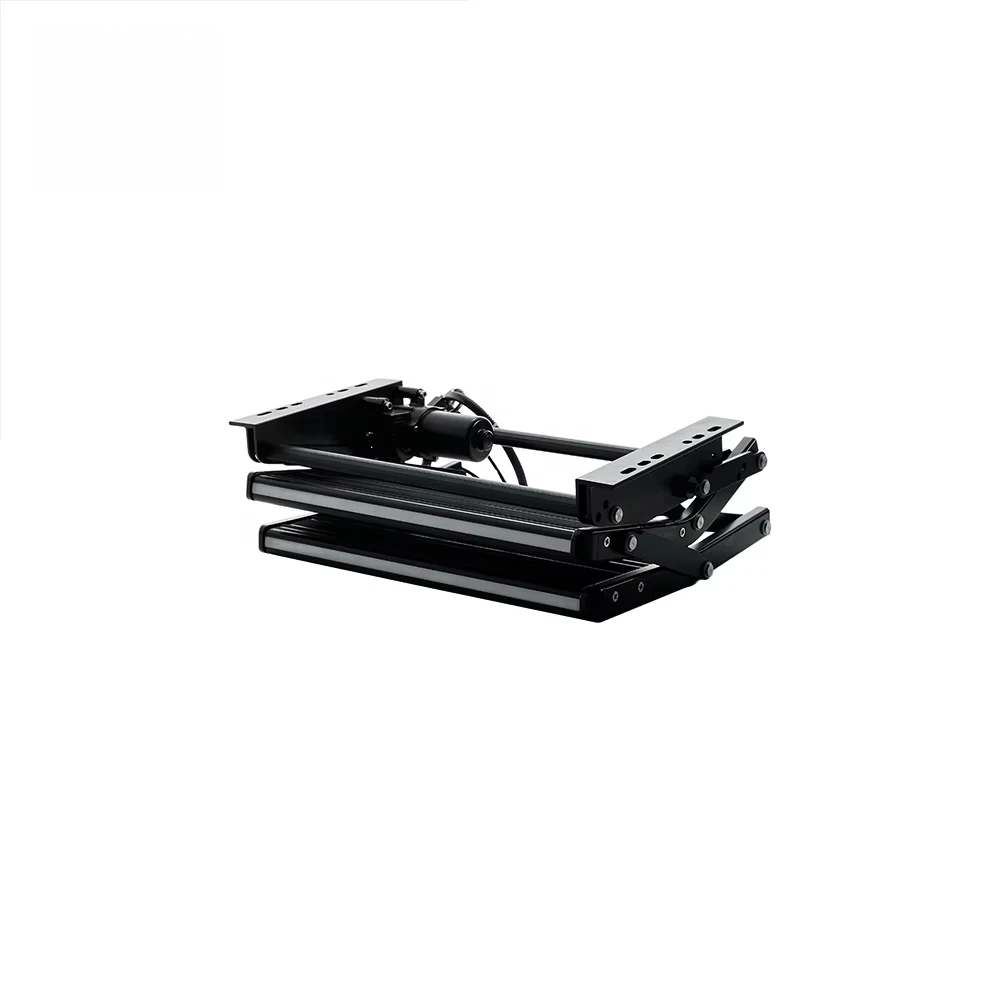 Electric Aluminum RV Double Steps For Caravan Motorhome Travel Trailer Entry Doorway Non-Slip