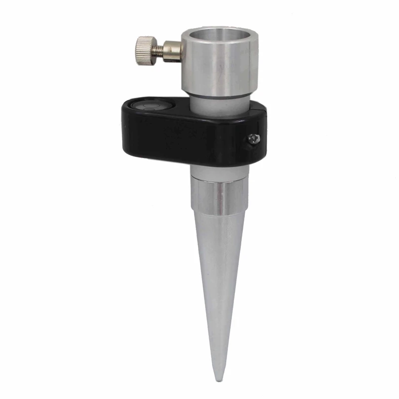 Mini Prism Centering Rod Accessories Level Bubble Adapter Connector Footscrew for 2.5CM Centering Prism Rod Pole 1PCS