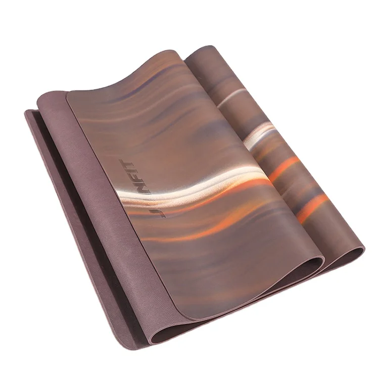 

Fitness Mat eco-friendly non-slip PU chocolate Brown Yoga Mat 5mm