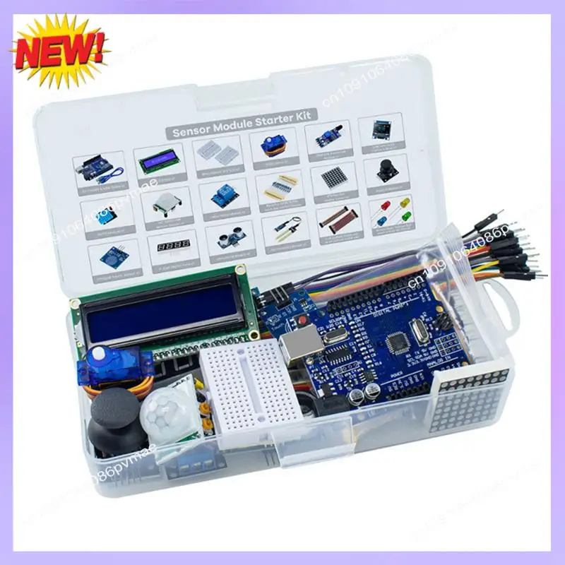 T24C Starter Kit Parts Accessories Fit For LCD1602 OLED0.96 For Arduino R3 Set Improvement Development Board