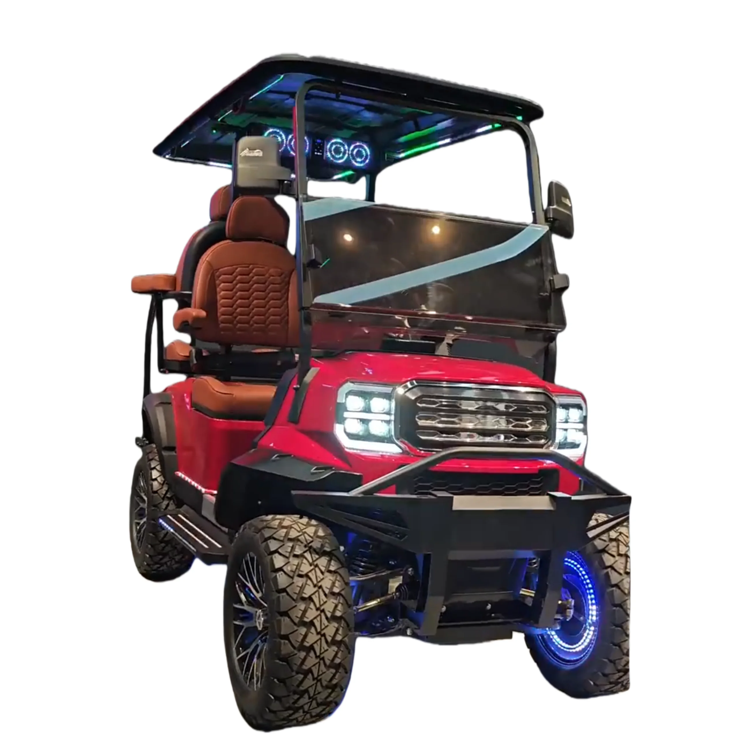 TongCai Street Legal 4 Wheel Electric Lithium Battery Golf Car Sightseeing Electric Golf Cart