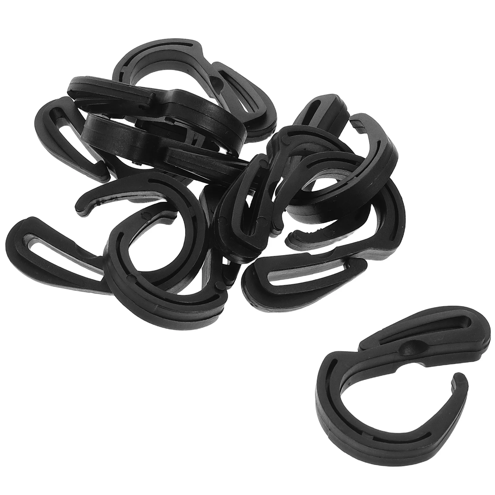 

10pcs Car Luggage Net Hook S-Shaped Design Easy Installation Multi-Functional Storage For Seat Headrest Trunk Door Use Car