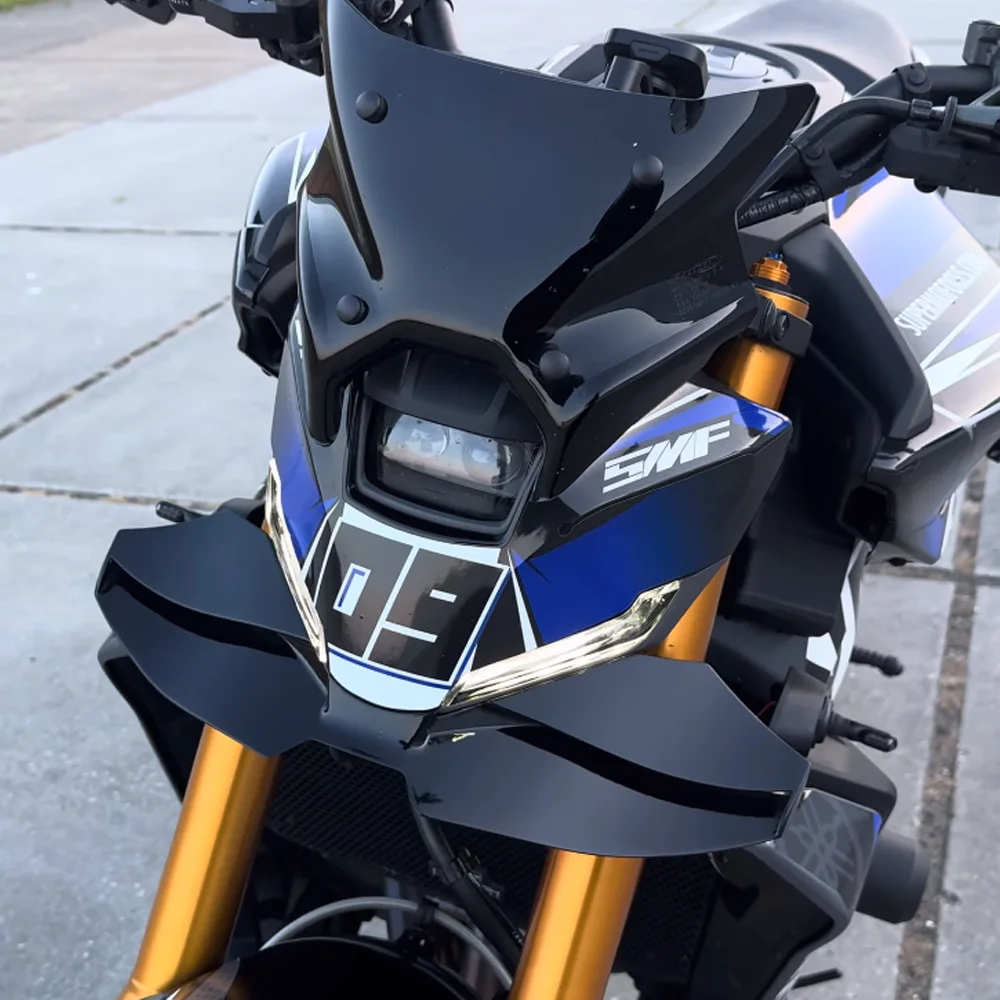 

Front Spoiler Winglets Downforce Motorcycle Front Windshield Fairing for Yamaha MT09 MT-09 SP 2024 2025