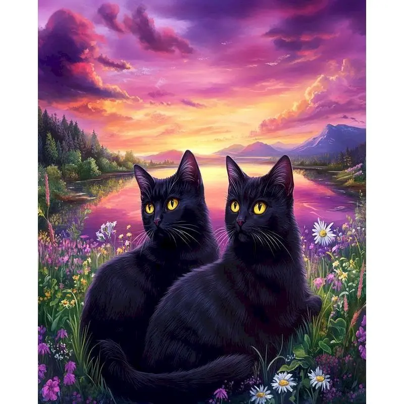 

RUOPOTY Diy Paint By Numbers For Adults Mountain Peaks Diy Handpainted Painting By Numbers Landscape Home Wall Decor Gift