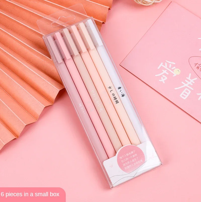 6 шт./набор, гелевая ручка, 0,5 мм