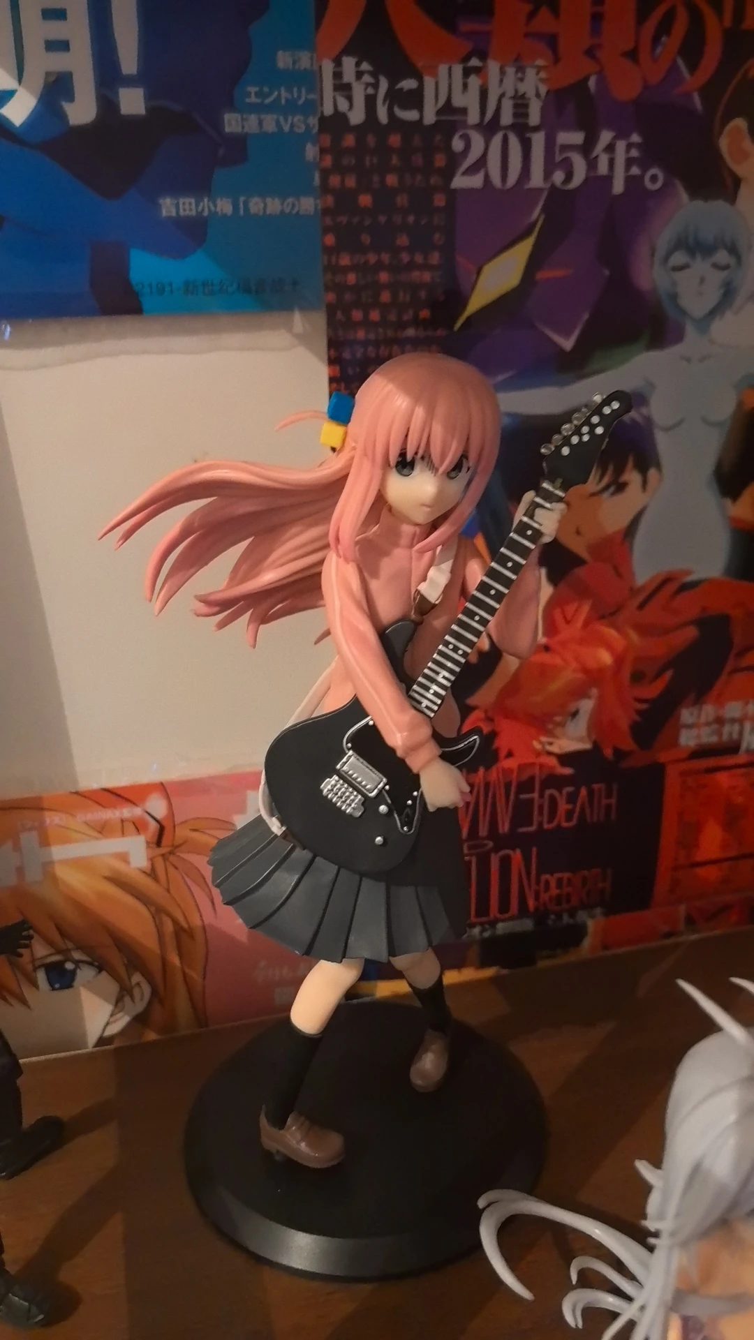 متوفر في المخزون Bocchi the Rock! مجسم Goto Hitori - تمثال PVC لفتاة الجيتار مقاس 18 سم، أنيمي رسمي قابل للجمع مع قواعد العرض