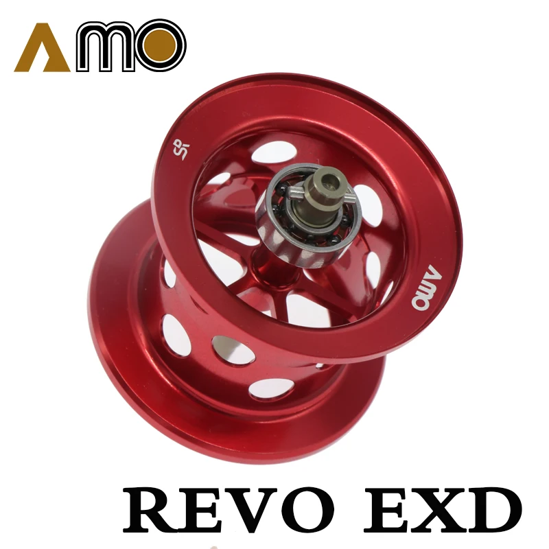 Amo-revo exdフィッシングラインホイール、ウォータードロップホイール