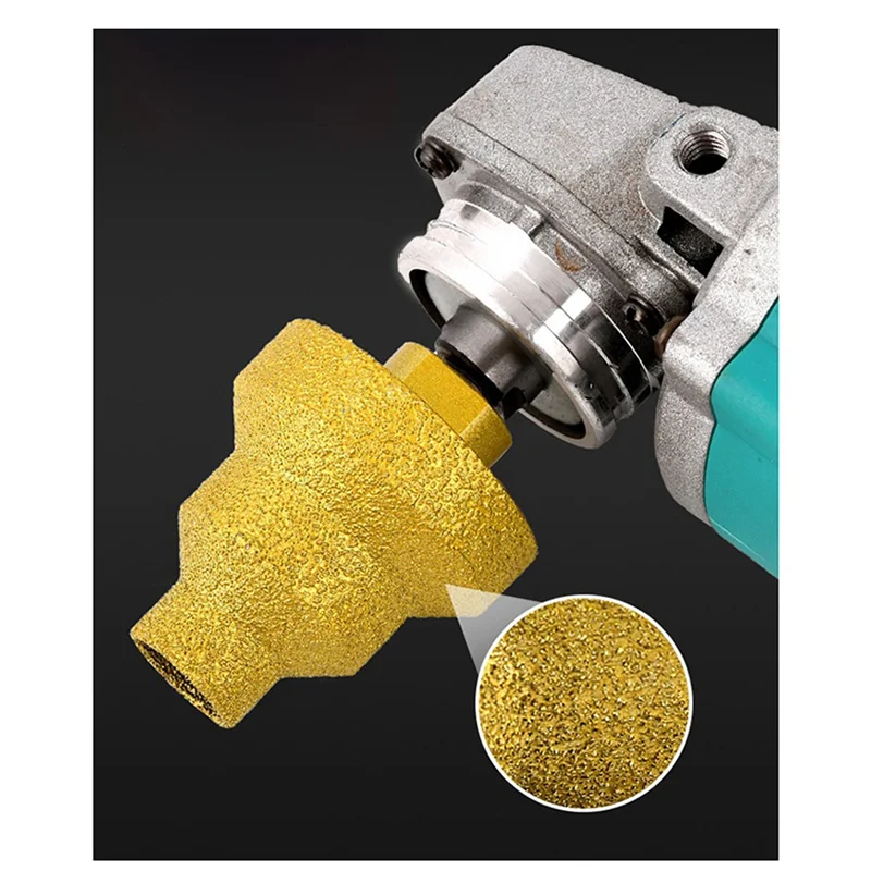 

MCGS-2Pc 20-35-50Mm Diamond Chamfer Drill Bit Angle Grinder Saw M14 Thread For Enlarge Marble Tile Masonry Concrete Porcelain
