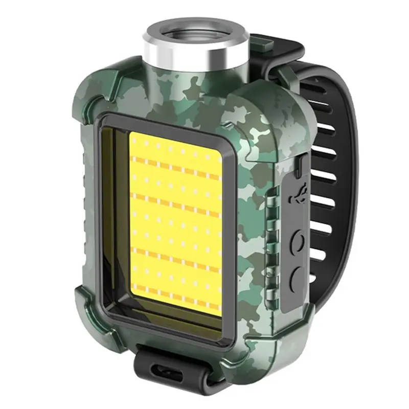 

【СПЕЦИАЛЬНОЕ ПРЕДЛОЖЕНИЕ】Водонепроницаемый перезаряжаемый светодиодный фонарь IPX5 для активного отдыха на природе, крепление на запястье, 3 режима и SOS, идеально подходит для кемпинга и велоспорта