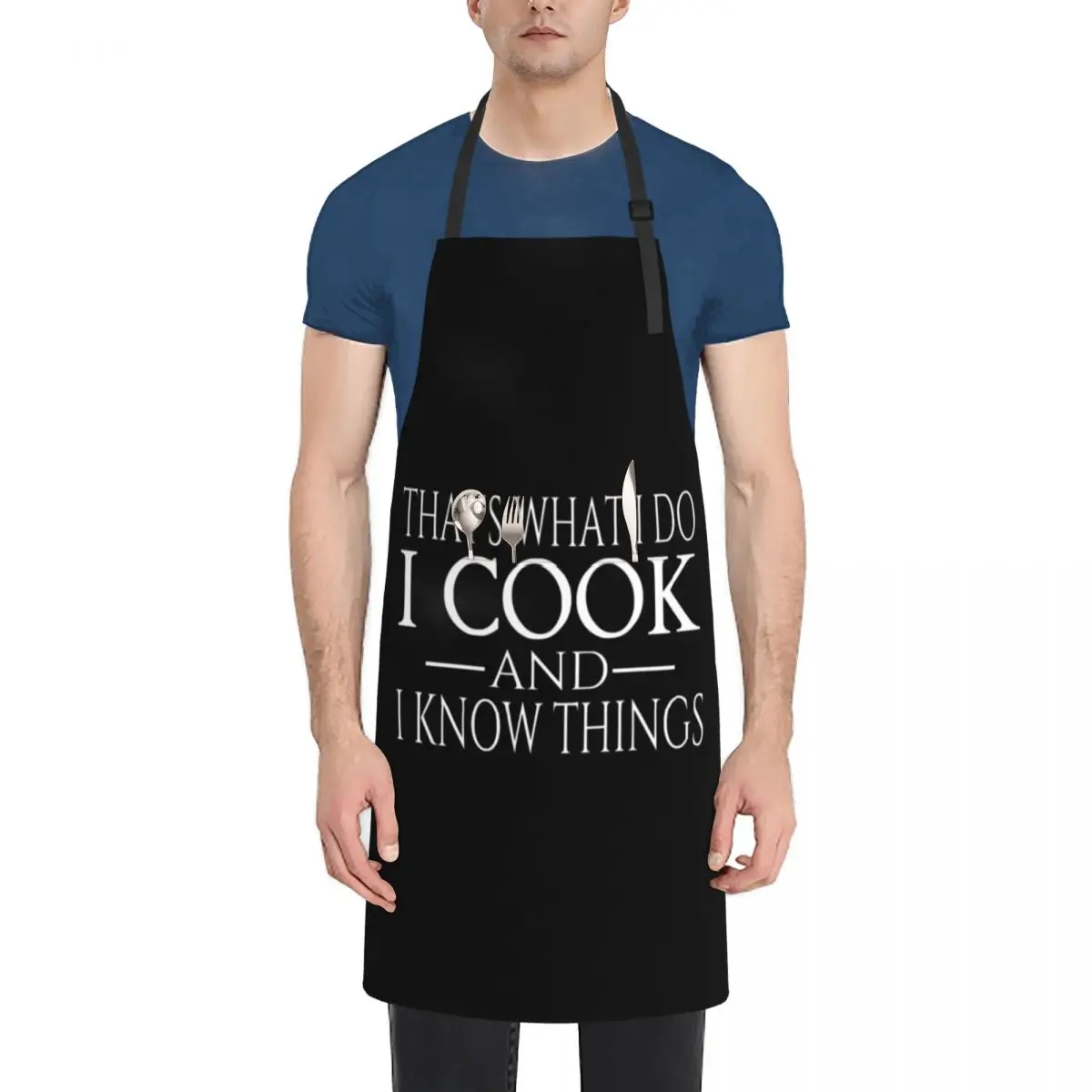 

That's What I Do I Cook And I Know Things Apron Things For The Kitchen Household Items Kitchen kitchen utensil Apron