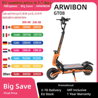 ARWIBON GT08 Electric Scooter for Adult 5600W Motor 60V 27AH E-Scooter 11 Inch Vacuum Off Road Tires Off Road E-Scooter