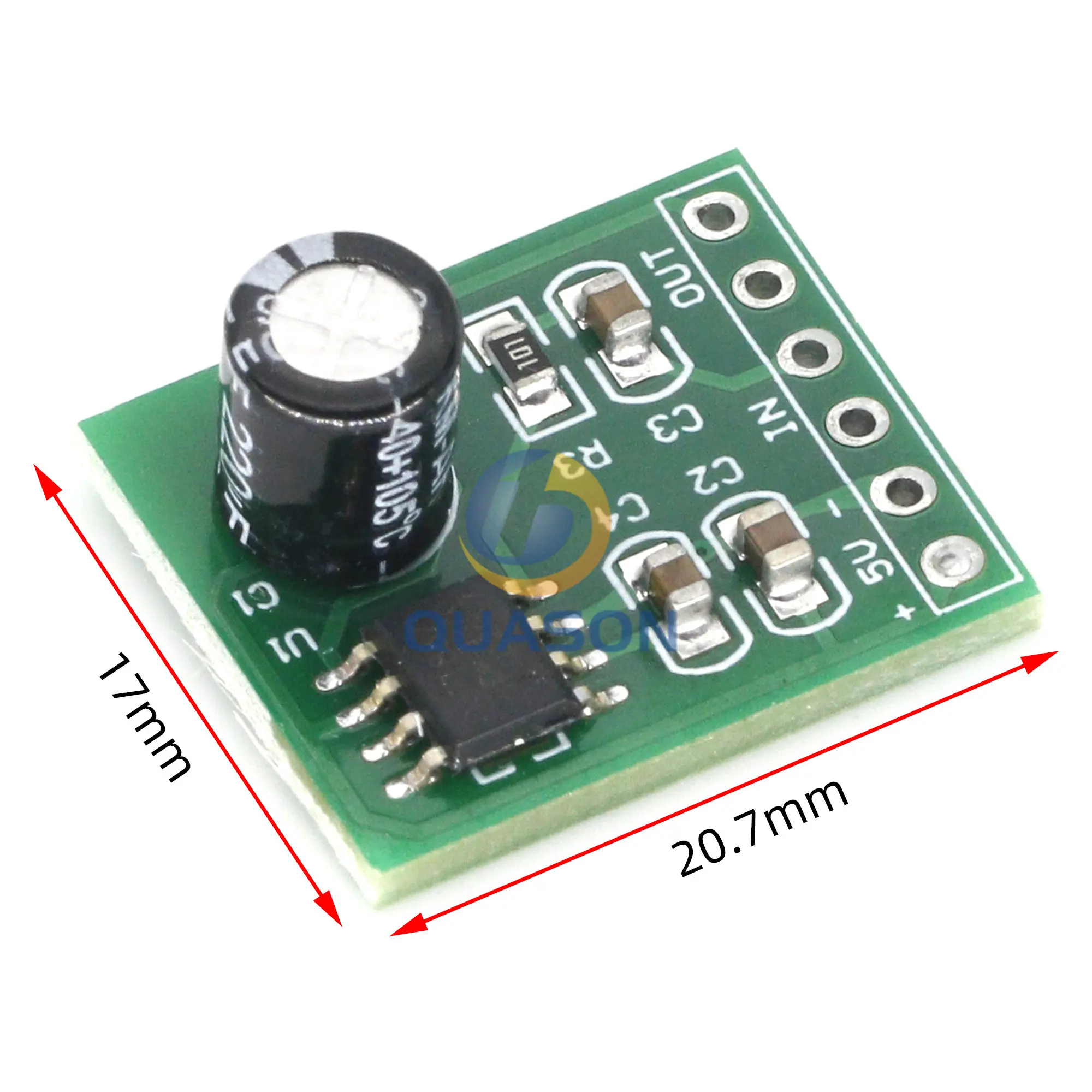 XH-M125 XPT8871 Mono Amplifier Board DC 5V 1A 5W Audio Placa Amplificador Mini Speaker Sound Board Volume Control