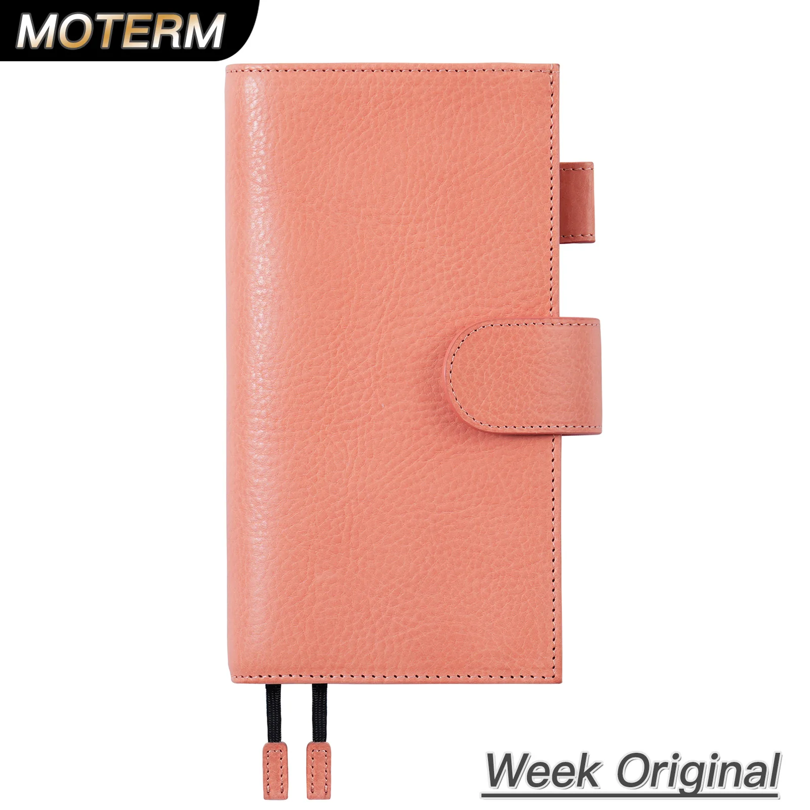 Moterm-Original Weeks Cover for Hobo -du-, Full Mars Veg, Cuir tanné, Cuir de vachette véritable, Carnet de notes, Journal intime, Licence