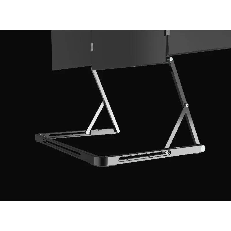 Triple-Screen Portable Monitor, 1080P FHD, Type-C, Aluminum Alloy Shell, Multi-Screen Display Device