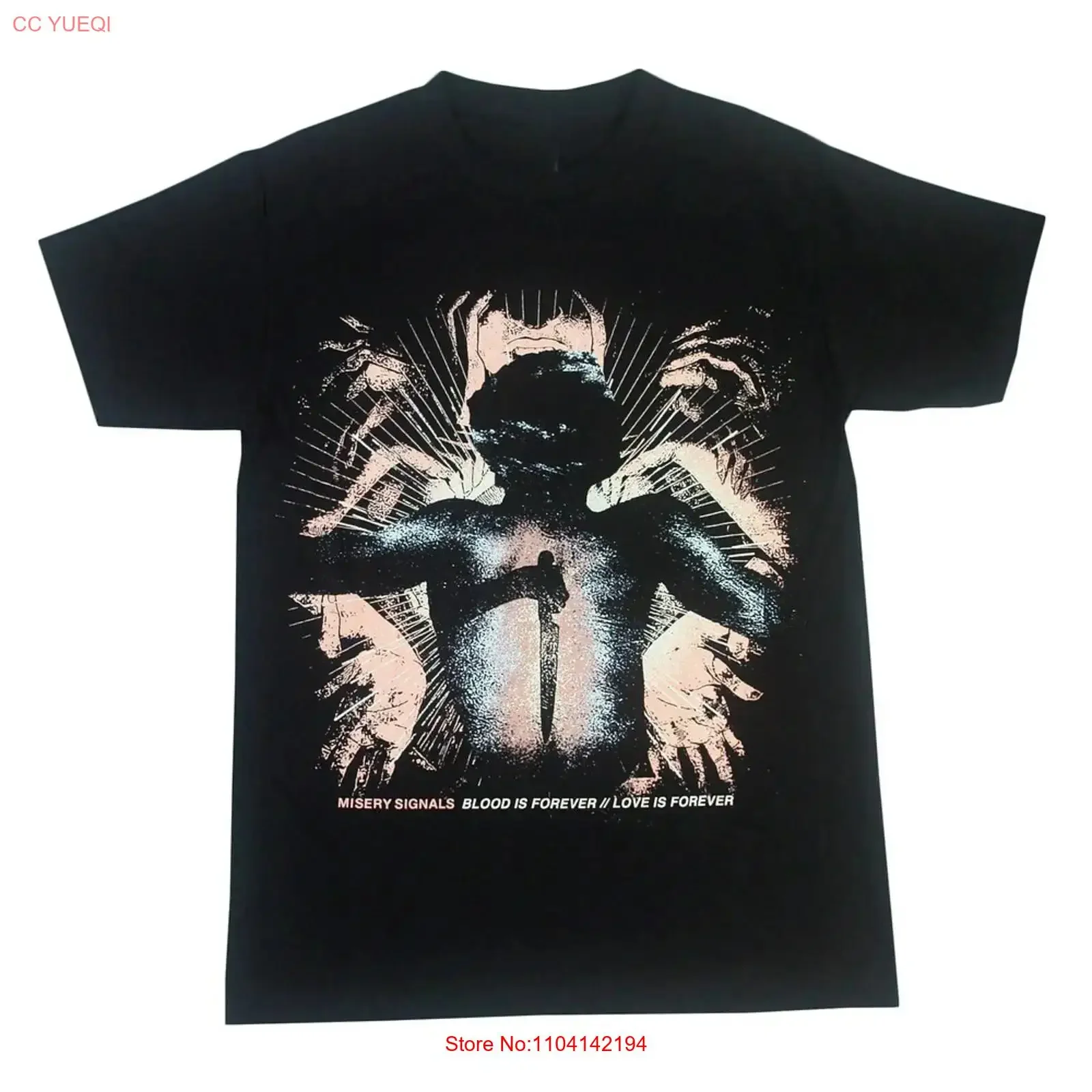 HOT Misery Signals Black Cotton All size S 5XL For Fans T Shirt DS217 vintage Washed Comfortable homme Soft Versatile