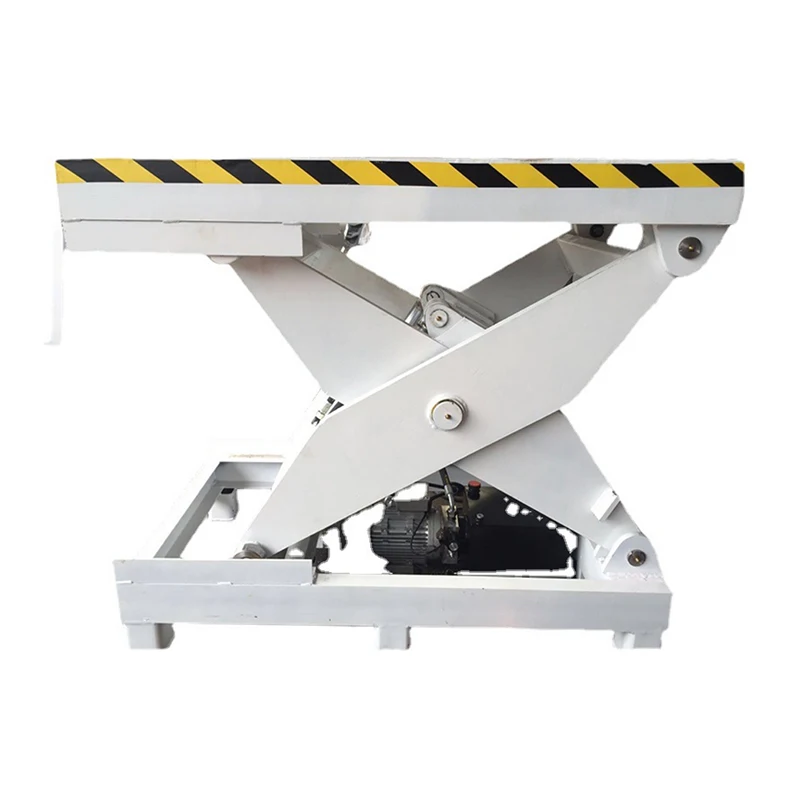 Hot sale 1000kg Customizable Electric Small Goods Cargo Elevator Warehouse Freight Hydraulic Roller Conveyor Scissor Lift Table