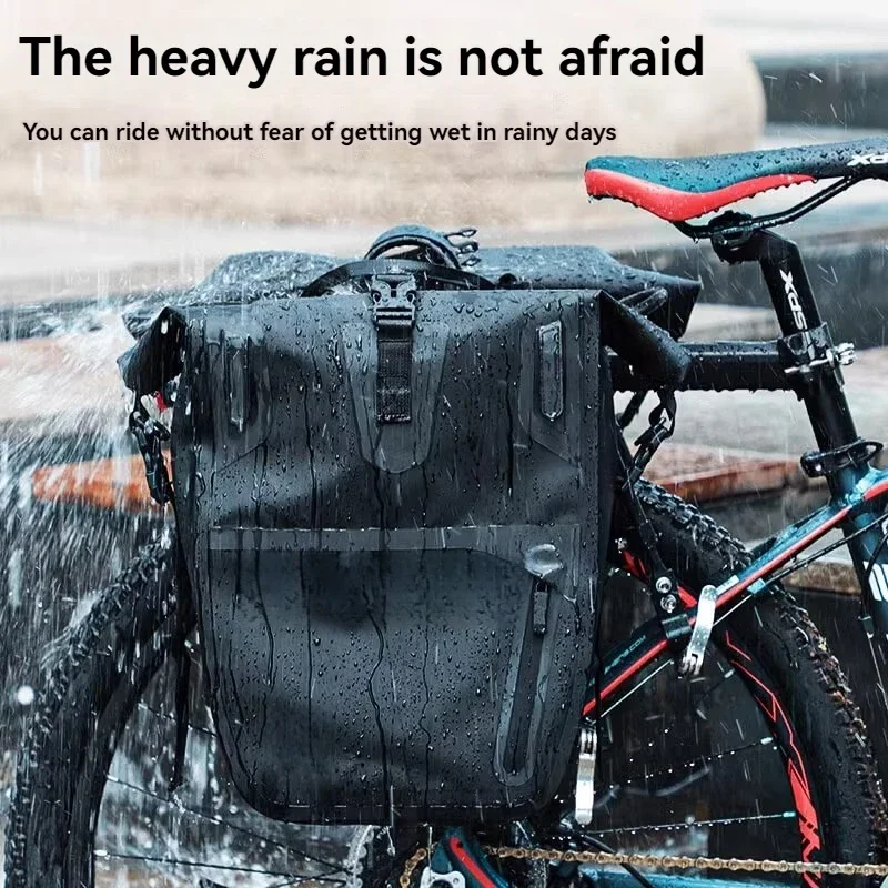 Bicycle bag rear rack pannier bag mountain bike tail bag front saddle camel cycling bicycle backpack accessories