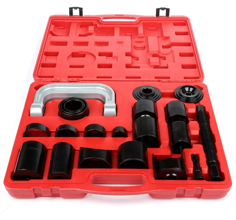 21 PCS Ball Joint Press Tool Kit, Automotive Ball Joint Remover & Installer Set for Vehicle Chassis Suspension Repair Work
