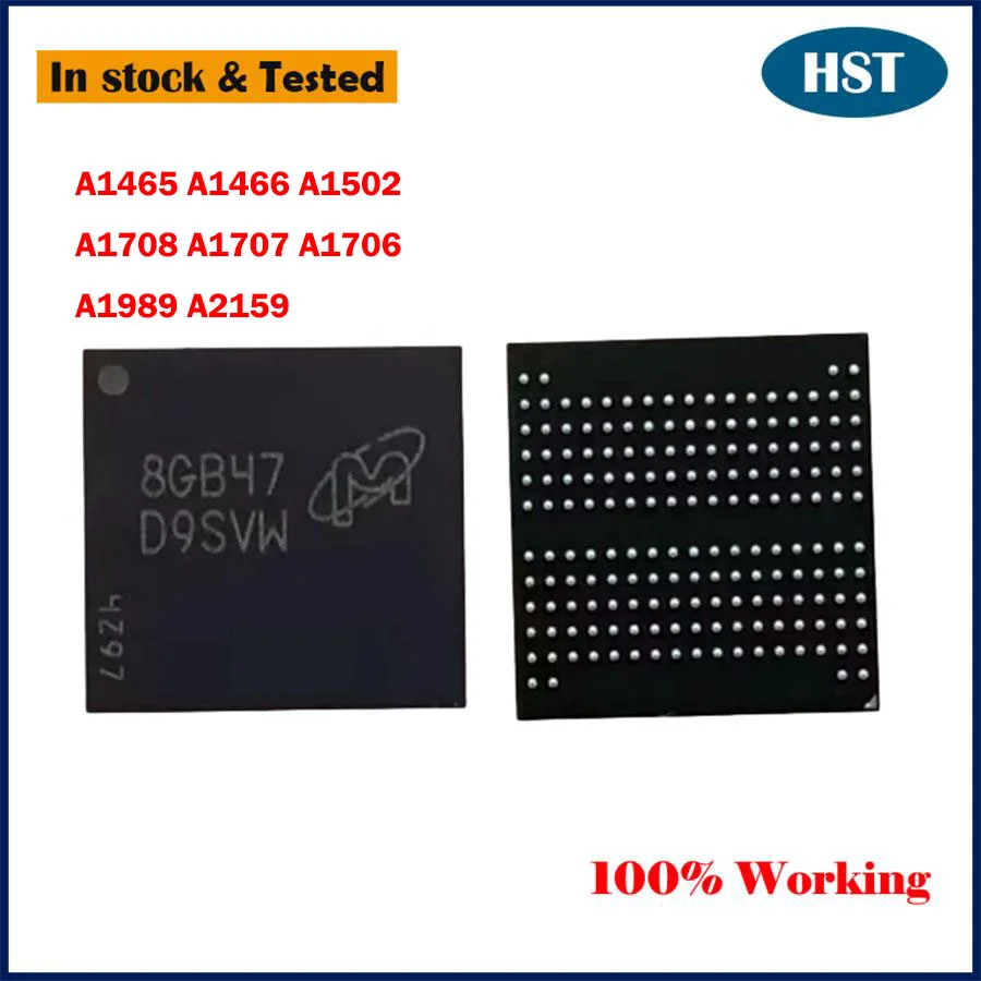 4 sztuk/partia nowy oryginał dla MacBook A1465 A1466 A1502 A1708 A1707 A1706 A1989 A2159 aktualizacja pamięci z 8GB do 16GB BGA IC Chipset