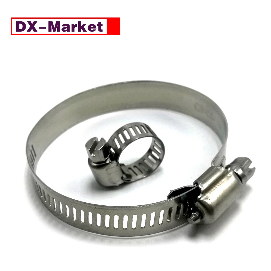 316 Stainless Steel Hose Clamp Hoop , SUS316 Tube Fasteners ,C009
