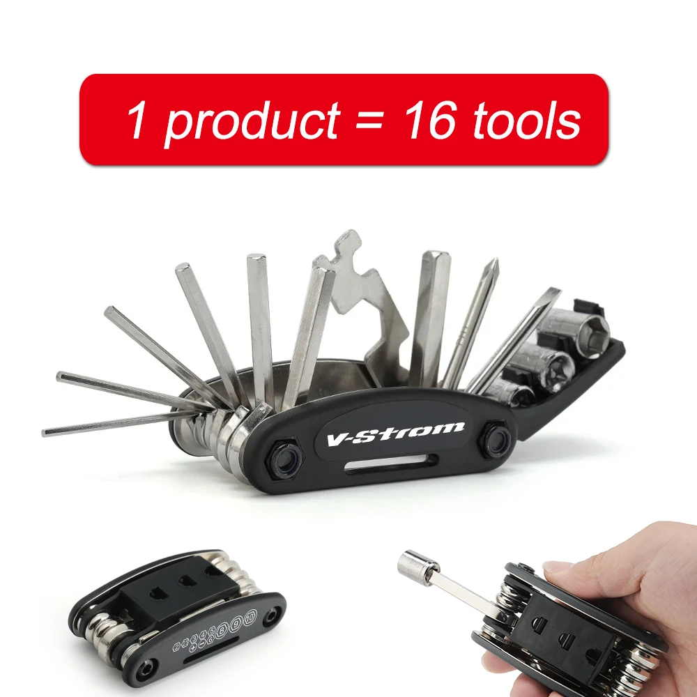 Motorcycle Multifunction Tool Portable Repair Screwdriver Set For Suzuki V-Strom 250 650 1000 1050 XT V Strom VStrom 800DE DL650
