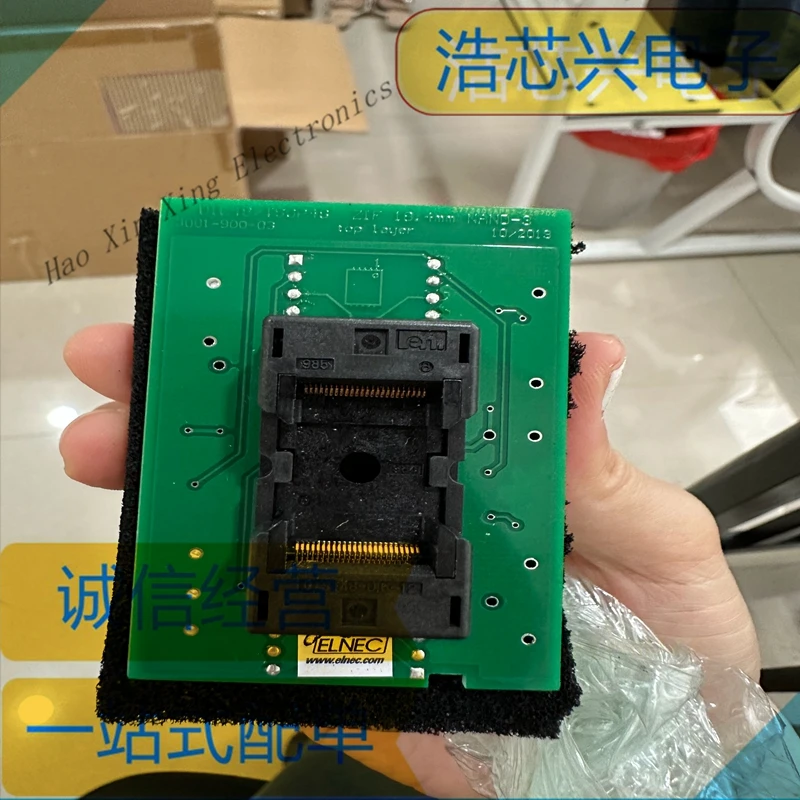 NAND-FLASH TSOP48 Adaptation Socket Programming Socket Imported ELNEC Programming Socket DIL48/TSOP48 ZIF 18.4mm NAND-3