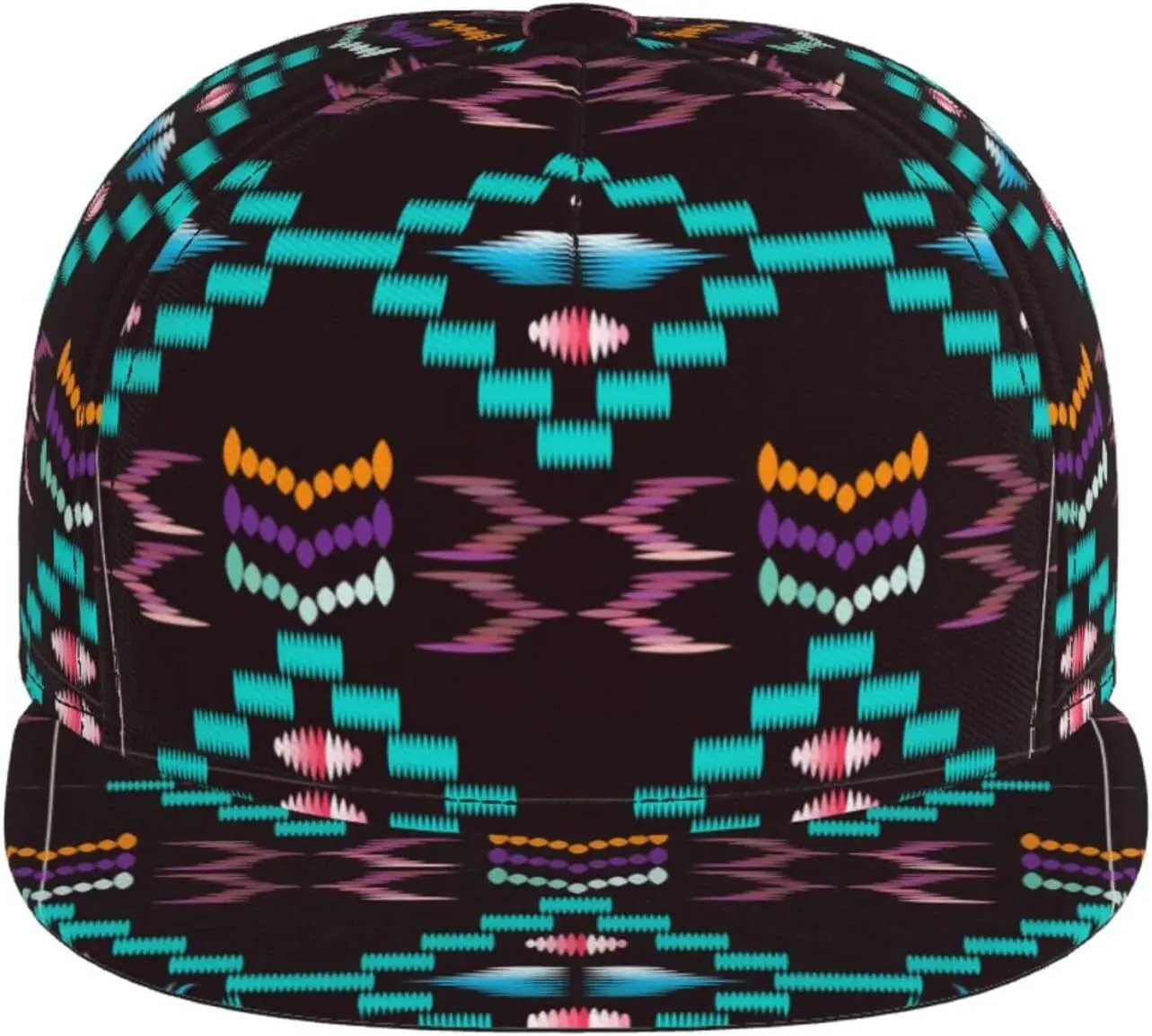 Western Ethnic Aztec Native American Baseball Cap for Men Women, Adjustable Trucker Hat Snapback Sun Dad Cap Lightweight Unisex
